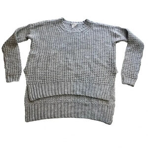 BCBGENERATION Heather Grey Knit Chunky Sweater Womens Size XS